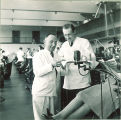 Dental school instructors in dental clinic, The University of Iowa, 1940s