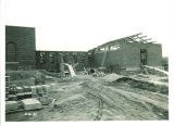 Construction of the south wing of the Art Building, The University of Iowa, September 16, 1935
