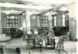 Reading in the Law Commons lounge, the University of Iowa, 1946