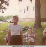 Leo Heitzman and his mother