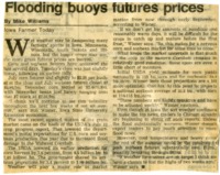 Flooding buoys futures prices