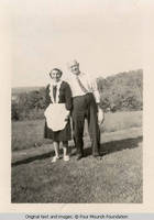 Evelyn Friedlein in maid uniform