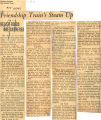 Friendship train's steam up