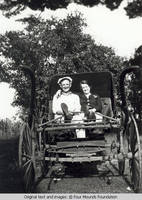 Gibbs couple in buggy