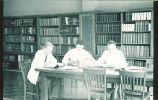 Students studying in Trowbridge Hall dental library, The University of Iowa, 1950s