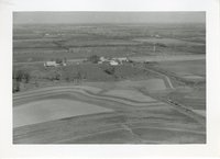 1976 - Aerial views of Cleo Rinkenberger and Charles Ramsayer Farms near Big Wyacondah Watershed