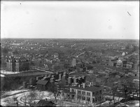 BI 100  View of Burlington looking northwest from Eighth Street 