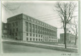 Southeast view of Jessup Hall with Maclean Hall beyond it, the University of Iowa, 1920s