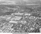 West campus, Iowa City, Iowa, between 1942 and 1945.