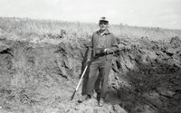 Howard Bright and others by ditch