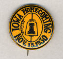Homecoming badge, November 15, 1930