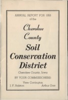 Cherokee County Soil Conservation District Annual Report - 1958