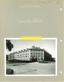 North exterior entrance to Currier Hall, The University of Iowa, October 1956