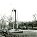 Spirit of '68 Homecoming monument built by Delta Chi and Alpha Gamma Delta, 1968