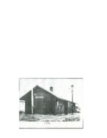 Image of the Beaman Railroad depot, 1940