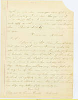 45. Lincoln to Gen. Samuel R. Curtis on military situation in Missouri