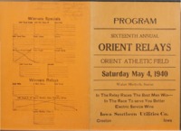 Orient, Iowa Relays - 1940