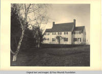 White house and potting shed