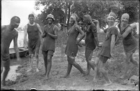 UP 202  Seven people in bathing costume