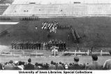 Governor's Day colors on Iowa Field, The University of Iowa, May 26, 1923