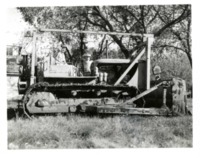 Ned Clarke Operating the Dozer