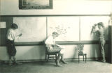 Geography students at school open house, The University of Iowa, June 1, 1930