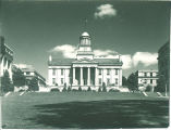 Old Capitol and terrace on the west side, The University of Iowa, 1940s