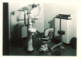 Dental chair and equipment, The University of Iowa, 1950