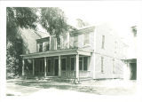 School of Music house on South Clinton Street next to the Congregational Church, The University of Iowa, February 1923