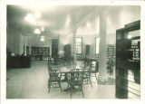 Macbride Hall library, the University of Iowa, 1950s?