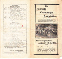 Chautauqua brochure