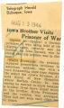 Iowa brother visits prisoner of war