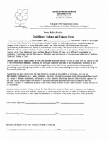 Oral History Release and Consent  Form