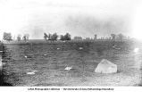 Iowan boulders overlying Buchanan Gravels, Independence, Iowa, late 1890s or early 1900s