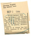 WAVE Mother's Club