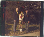 Scottish Highlander members Fred Whyte, Linda Nelson and Marc Jamison, The University of Iowa, November 7, 1970