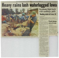 Heavy Rains Lash Waterlogged Iowa