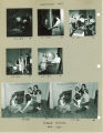 Students unpacking and roasting marshmallows in Currier Hall, The University of Iowa, 1951