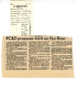 1976 - RC&D Proposes Work on Fox River