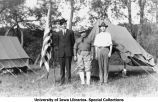 VIP visit to Camp Macbride, The University of Iowa, 1914