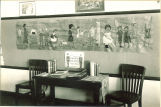 Classroom mural and display, The University of Iowa, February 1931