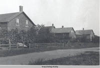 Communal homes street scene, Amana, Iowa, 1919