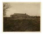 Southwest distant view of the back (south) side of State Gymnasium, 1913