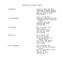 Executive Council Members of the American Society of Andrology 1980-87