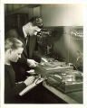 Engineering students in a laboratory, The University of Iowa, 1939