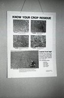 Know your crop residue sign