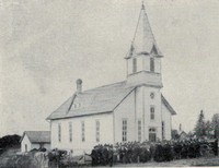 St. Peter Lutheran Church in Garnavillo, Iowa -1890s