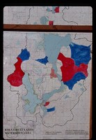 Iowa Great Lakes Watershed Area Map.