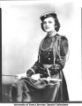 Honorary Cadet Colonel Nona Mae Seberg, The University of Iowa, 1940