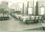 Dining room in Law Commons, the University of Iowa, October 24, 1934